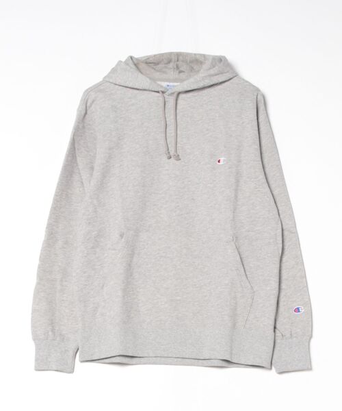 Champion(チャンピオン)の「【CHAMPION/チャンピオン】フレンチテリー フーディー プルオーバーパーカー 裏毛 C3-Y136(パーカー・メンズ・杢グレー/オフホワイト/ブルー/ブラック/ホワイト・MEDIUM/X-LARGE/LARGE)」の4枚目の写真