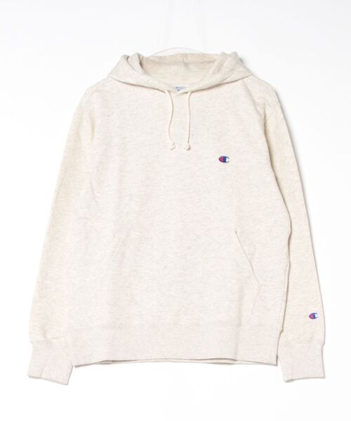 Champion(チャンピオン)の「【CHAMPION/チャンピオン】フレンチテリー フーディー プルオーバーパーカー 裏毛 C3-Y136(パーカー・メンズ・杢グレー/オフホワイト/ブルー/ブラック/ホワイト・MEDIUM/X-LARGE/LARGE)」の3枚目の写真