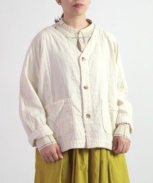 D.M.G. | [D.M.G. / ディーエムジー] ダブルガーゼ カーディガンシャツ(シャツ/ブラウス)