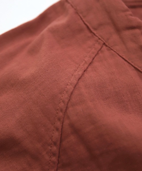 D.M.G.（ドミンゴ）の「[D.M.G. / ディーエムジー] ダブルガーゼ カーディガンシャツ（シャツ/ブラウス・レディース・マスタード/バーガンディー/ナチュラル・FREE）」の12枚目の写真