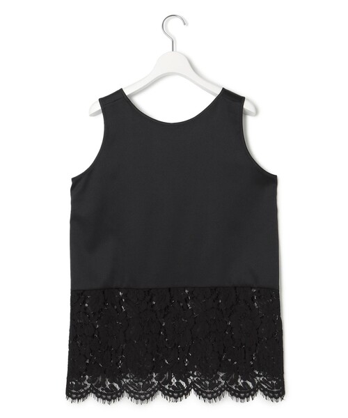 23区(ニジュウサンク)の「【洗える】レースコンビストレッチ マットサテン インナー タンクトップ(タンクトップ・レディース・ホワイト系/ブラック系・38)」の19枚目の写真