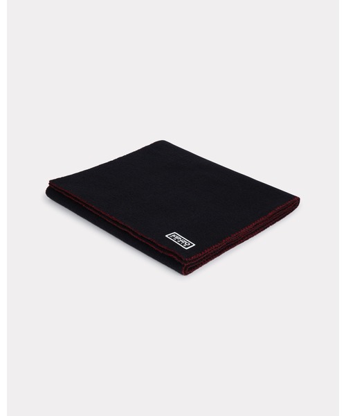 KENZO(ケンゾー)の「'KENZO Weave' オーバーサイズ エンブロイド スカーフ リバーシブル(ストール/ショール・メンズ・レッド系その他・ONE SIZE)」の4枚目の写真