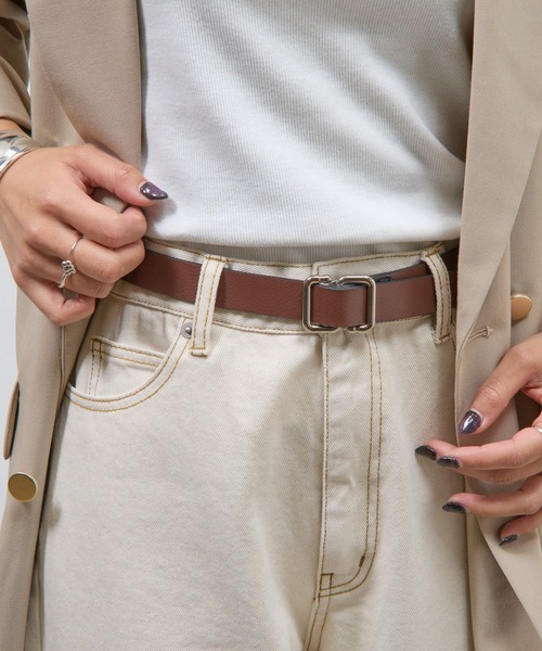 COLONY 2139（コロニートゥーワンスリーナイン）の「リバーシブルベルト（ベルト・レディース・ブラック・FREE）」の5枚目の写真