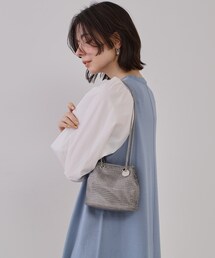 OPAQUE.CLIP | 【2WAY】シャイニー素材巾着ミニショルダーバッグ(ショルダーバッグ)