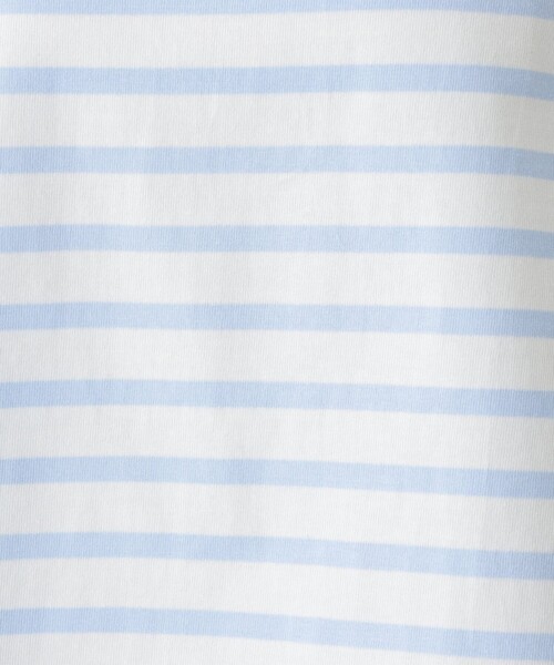 Afternoon Tea（アフタヌーンティー）の「MON JOURNALボーダークロップドプルオーバー（Tシャツ/カットソー・レディース・ネイビー/ピンク/ライトグリーン/ライトピンク/ライトブルー・MEDIUM）」の12枚目の写真