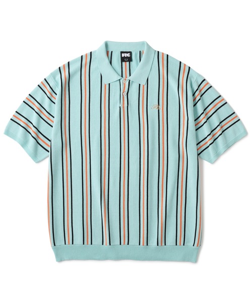 FTC ポロシャツ ダークグリーン ネイビー ストライプ STRIPE POLO – FTC