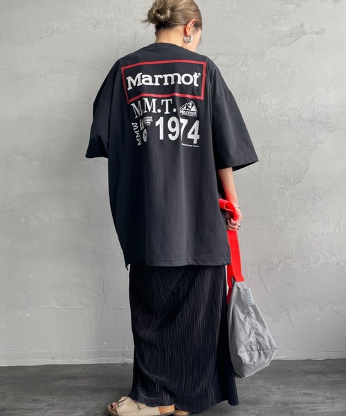MARMOT（マーモット）の「[Marmot/マーモット] 別注 ドローコード付き ヒストリーバックプリントTシャツ（Tシャツ/カットソー・レディース・ブラック/ホワイト・XL/L/M/S）」の22枚目の写真