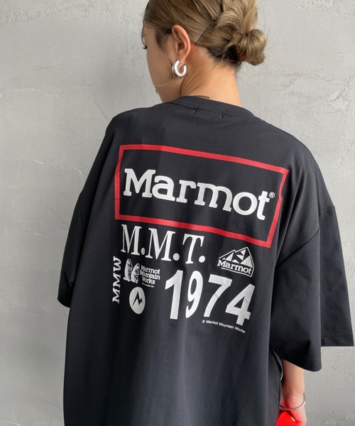 MARMOT（マーモット）の「[Marmot/マーモット] 別注 ドローコード付き ヒストリーバックプリントTシャツ（Tシャツ/カットソー・レディース・ブラック/ホワイト・XL/L/M/S）」の18枚目の写真