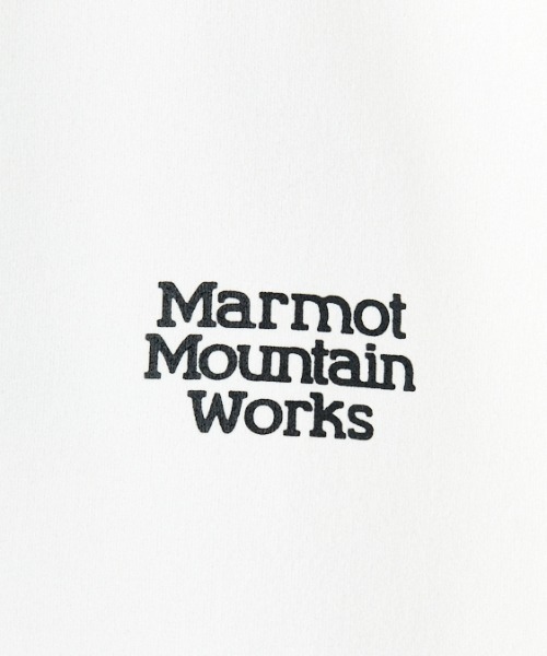 MARMOT（マーモット）の「[Marmot/マーモット] 別注 ドローコード付き ヒストリーバックプリントTシャツ（Tシャツ/カットソー・レディース・ブラック/ホワイト・XL/L/M/S）」の13枚目の写真