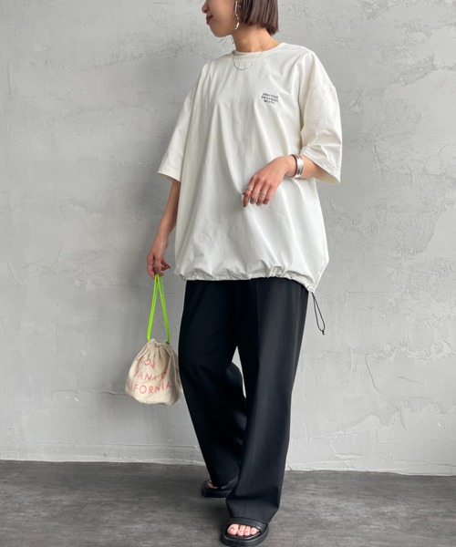 MARMOT（マーモット）の「[Marmot/マーモット] 別注 ドローコード付き ヒストリーバックプリントTシャツ（Tシャツ/カットソー・レディース・ブラック/ホワイト・XL/L/M/S）」の3枚目の写真