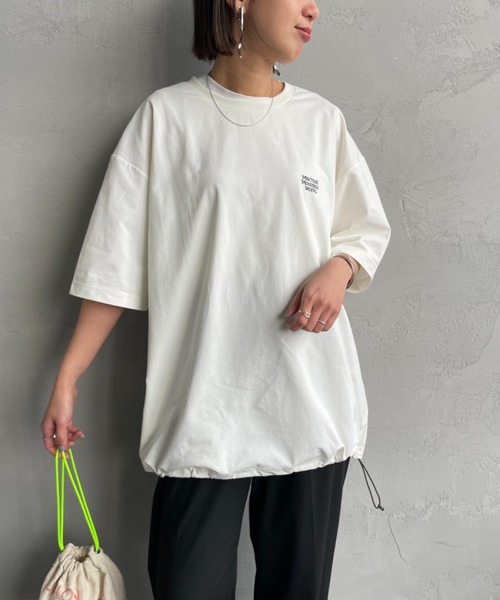 MARMOT（マーモット）の「[Marmot/マーモット] 別注 ドローコード付き ヒストリーバックプリントTシャツ（Tシャツ/カットソー・レディース・ブラック/ホワイト・XL/L/M/S）」の7枚目の写真