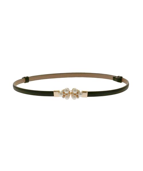 MERCURYDUO（マーキュリーデュオ）の「ビジューバックルベルト（ベルト・レディース・オフホワイト/ブラック/ダークブラウン・FREE）」の10枚目の写真