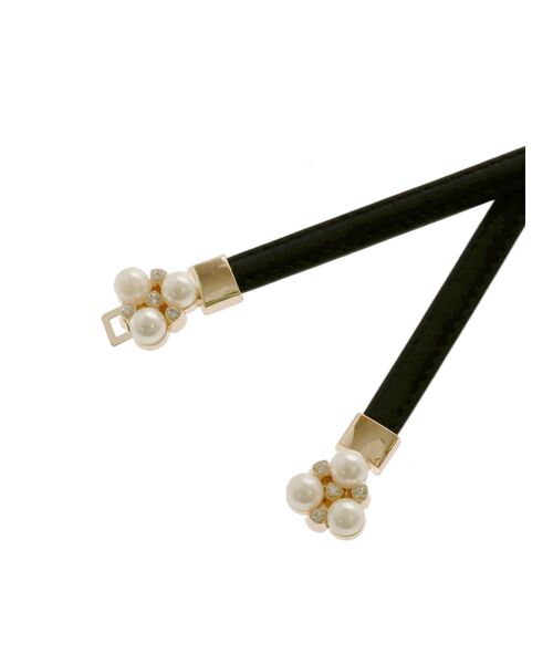 MERCURYDUO（マーキュリーデュオ）の「ビジューバックルベルト（ベルト・レディース・オフホワイト/ブラック/ダークブラウン・FREE）」の6枚目の写真