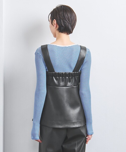 UNITED ARROWS（ユナイテッドアローズ）の「レザーライク ビスチェ（その他トップス・レディース・ブラック・FREE）」の7枚目の写真