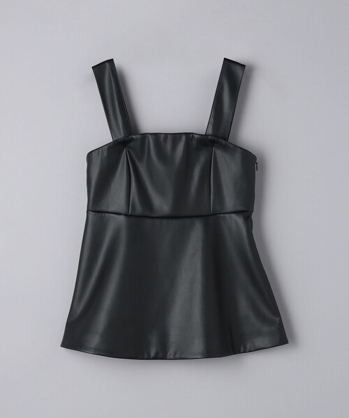 UNITED ARROWS（ユナイテッドアローズ）の「レザーライク ビスチェ（その他トップス・レディース・ブラック・FREE）」の8枚目の写真