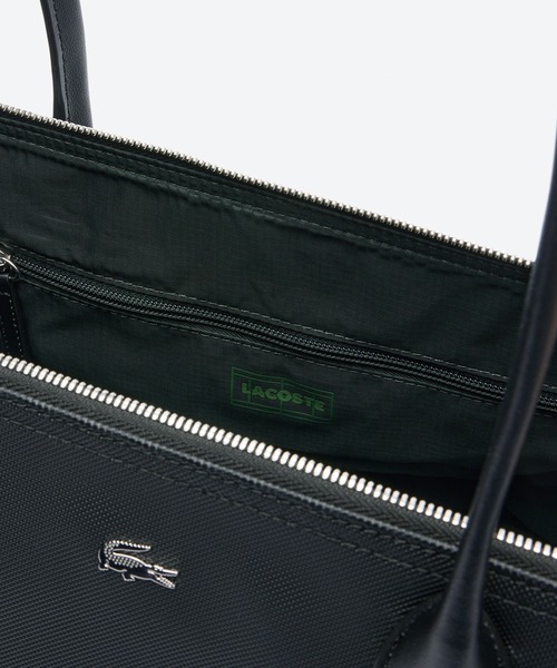 LACOSTE（ラコステ）の「ラコステアテナ トートバッグ（トートバッグ・レディース・ブラック/ベージュ・FREE）」の4枚目の写真