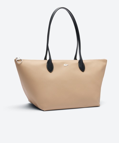 LACOSTE（ラコステ）の「ラコステアテナ トートバッグ（トートバッグ・レディース・ブラック/ベージュ・FREE）」の9枚目の写真