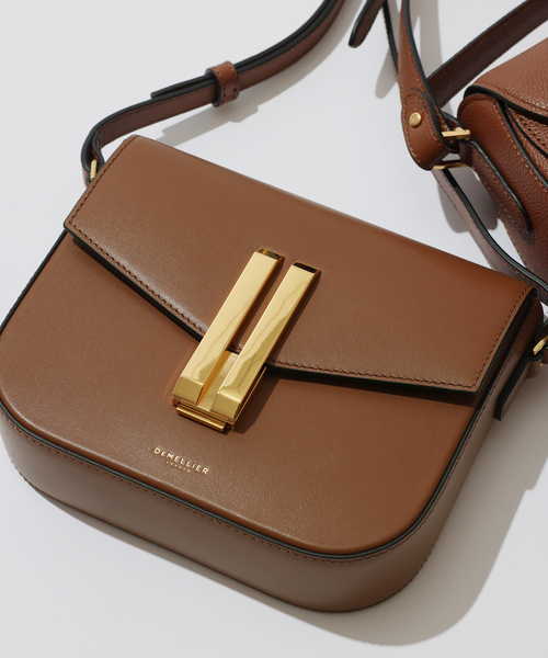 Spick & Span（スピックアンドスパン）の「《一部店舗+WEB限定》DEMELLIER / デメリエー Small Vancouver（ショルダーバッグ・レディース・キャメル/ブラック・FREE）」の2枚目の写真