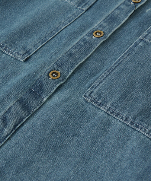 un dix cors（アンディコール）の「《着るだけで大人カジュアル》デニムシャツワンピース（シャツワンピース・レディース・ブラック/ブルー・FREE/S）」の18枚目の写真