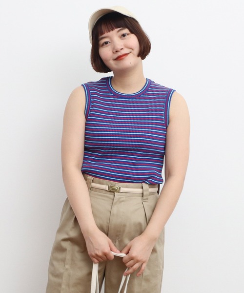 CHILD WOMAN（チャイルドウーマン）の「☆マルチボーダーリブ クルー