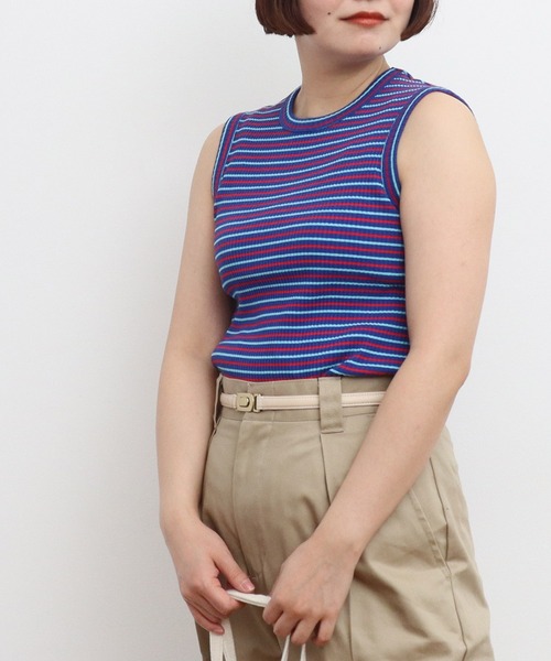 CHILD WOMAN（チャイルドウーマン）の「☆マルチボーダーリブ クルー