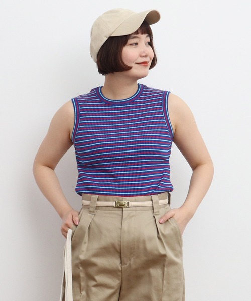 CHILD WOMAN（チャイルドウーマン）の「☆マルチボーダーリブ クルー