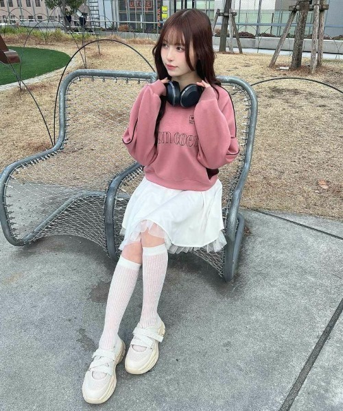 F i.n.t（フィント）の「【LLサイズあり】レースベルクロ厚底スニーカー/fint　フィント（スニーカー・レディース・ブラック/アイボリー・S/M/L/LL）」の10枚目の写真