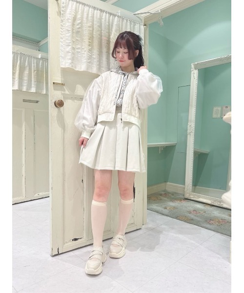 LLサイズあり】レースベルクロ厚底スニーカー/fint フィント