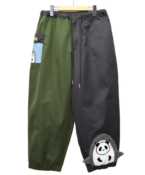go slow caravan（ゴースローキャラバン）の「サメパンダ バルーンパンツ(M2)（その他パンツ・メンズ・チャコール/ホワイト・L/XL/M）」の3枚目の写真