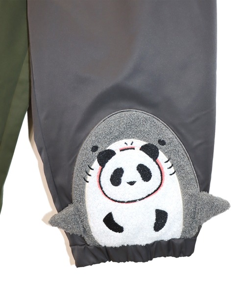 go slow caravan（ゴースローキャラバン）の「サメパンダ バルーンパンツ(M2)（その他パンツ・メンズ・チャコール/ホワイト・L/XL/M）」の5枚目の写真