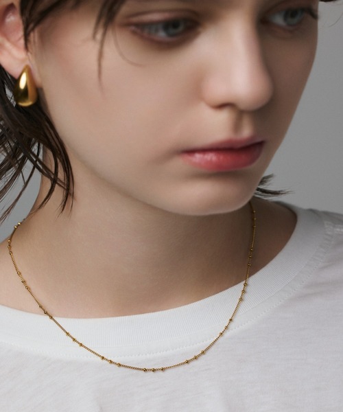 CENE（セネ）の「【CENE】セネ/ステップボールネックレス（ネックレス・レディース・シルバー/ゴールド・FREE）」の3枚目の写真