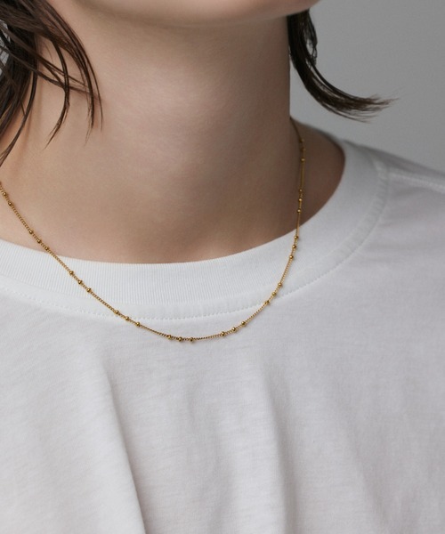 CENE（セネ）の「【CENE】セネ/ステップボールネックレス（ネックレス・レディース・シルバー/ゴールド・FREE）」の6枚目の写真