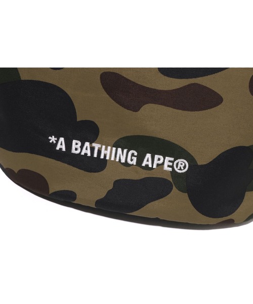 A BATHING APE（アベイシングエイプ）の「1ST CAMO DRAWSTRING BAG（ショルダーバッグ・メンズ・グリーン/イエロー・FREE）」の7枚目の写真