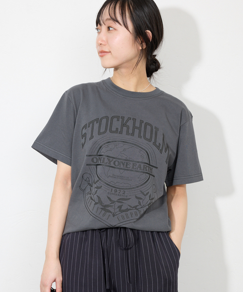 Tシャツ・カットソー IONSEOUL Wave hood wrap knit JE136 JUNRED(ジュンレッド) / 別注/ GOOD ROCK SPEED バンドロンT