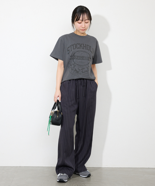 tシャツ WAVE UNION/ウェーブユニオン LOGO TEE レディース WAVE UNION/ウェーブユニオン LOGO TEE（Tシャツ／カットソー