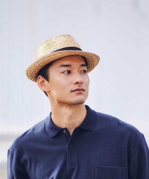 田中帽子店(タナカボウシテン)の「日本製 中折れハット ノア Noah(ハット・メンズ・ブルー/ナチュラル/ブラウン・M/L/LL/SS/S/3L)」の7枚目の写真