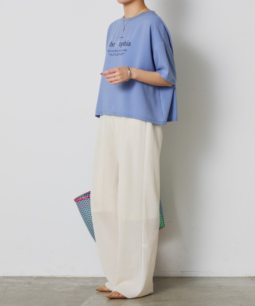 OURET リブパンツ✨ セール】ニットシアーリブパンツ（その他パンツ）｜COLLAGE