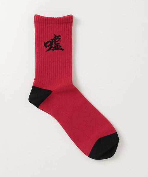 G.V.G.V.（ジーヴィージーヴィー）の「LOVE AND LIE SOCKS（ソックス/靴下・レディース・ホワイト/グリーン/ピンク/レッド/パープル/イエロー/オレンジ/ブラック/ブルー・M/L）」の18枚目の写真
