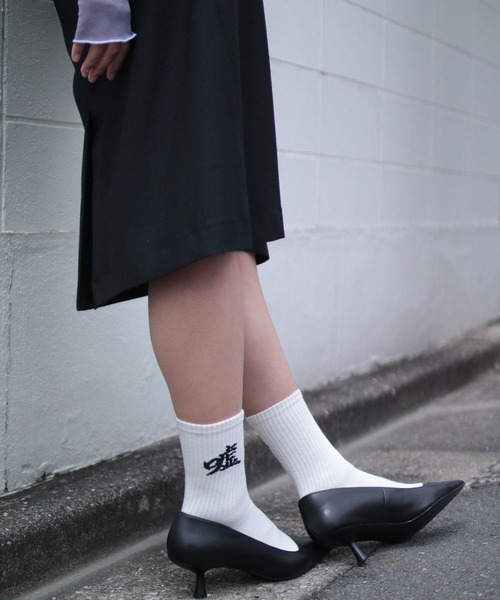 G.V.G.V.（ジーヴィージーヴィー）の「LOVE AND LIE SOCKS（ソックス/靴下・レディース・ホワイト/グリーン/ピンク/レッド/パープル/イエロー/オレンジ/ブラック/ブルー・M/L）」の17枚目の写真