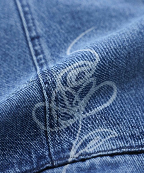 somari imagination(ソマリ イマジネーション)の「『花柄モチーフデニムブルゾン』(デニムジャケット・レディース・ブルー・FREE)」の14枚目の写真