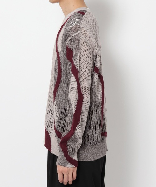 HARE(ハレ)の「ハイショクラインメタルボタンカーディガン(HARE)(カーディガン/ボレロ・メンズ・ブラック/ホワイト/グレー・FREE)」の14枚目の写真