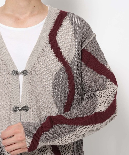 HARE(ハレ)の「ハイショクラインメタルボタンカーディガン(HARE)(カーディガン/ボレロ・メンズ・ブラック/ホワイト/グレー・FREE)」の17枚目の写真