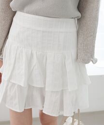 MAJESTIC LEGON | アソートティアードミニスカパン(スカート)