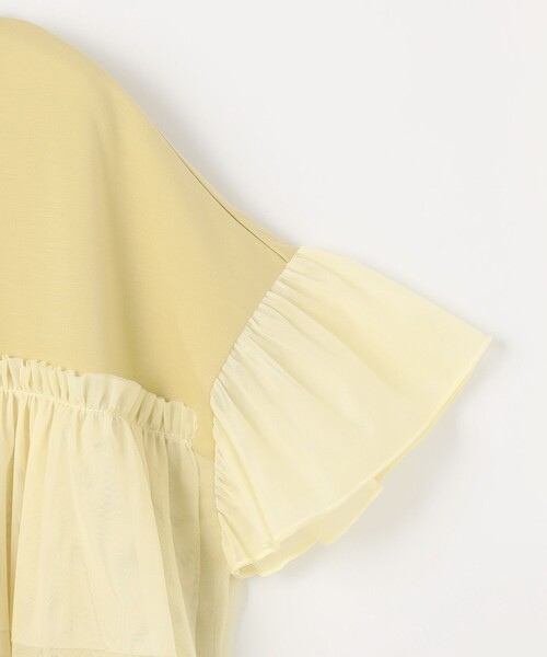 ANY SIS（エニィスィス）の「【洗える】チュール重ね プルオーバー（Tシャツ/カットソー・レディース・ブラック系/ライトイエロー系/ライトグレー系/アイボリー系・2）」の19枚目の写真