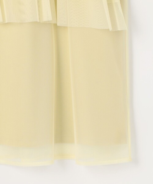 ANY SIS（エニィスィス）の「【洗える】チュール重ね プルオーバー（Tシャツ/カットソー・レディース・ブラック系/ライトイエロー系/ライトグレー系/アイボリー系・2）」の20枚目の写真