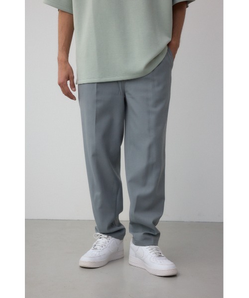 AZUL by moussy(アズールバイマウジー)の「タックテーパードスラックス(スラックス・メンズ・カーキ/ライトグレー/ライトブラック・MEDIUM/LARGE)」の3枚目の写真