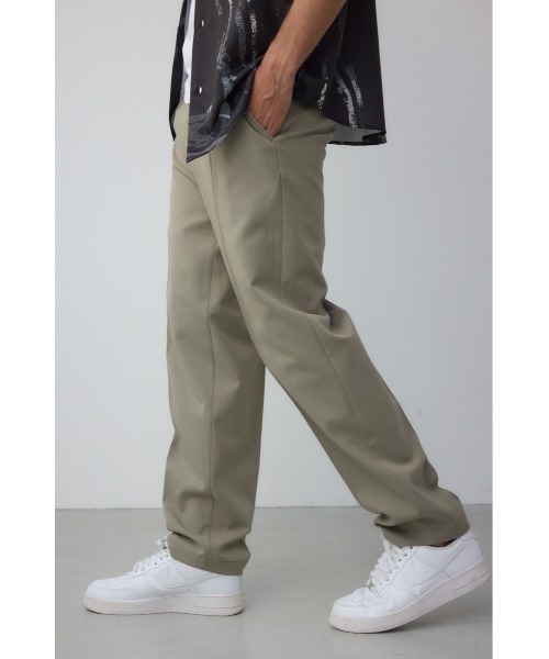 AZUL by moussy(アズールバイマウジー)の「タックテーパードスラックス(スラックス・メンズ・カーキ/ライトグレー/ライトブラック・MEDIUM/LARGE)」の13枚目の写真