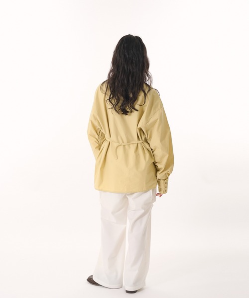 MUHET（ミュエータ）の「back button gather sleeve shirt / バックボタンギャザースリーブシャツ（シャツ/ブラウス・レディース・ライトブルー/イエロー・FREE）」の22枚目の写真