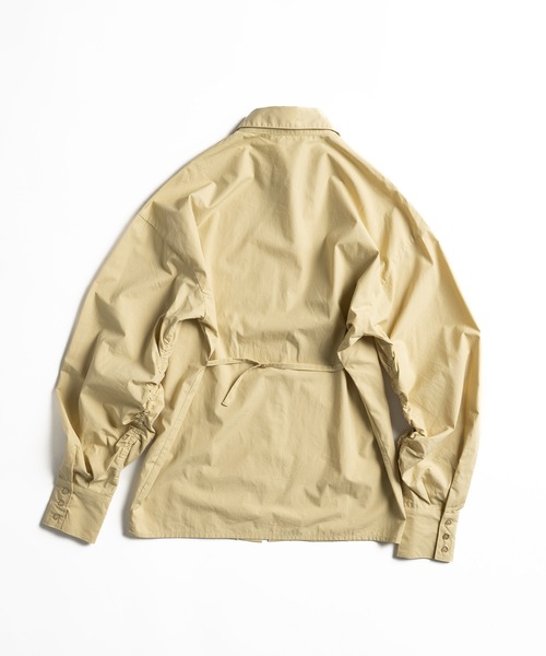 MUHET（ミュエータ）の「back button gather sleeve shirt / バックボタンギャザースリーブシャツ（シャツ/ブラウス・レディース・ライトブルー/イエロー・FREE）」の16枚目の写真