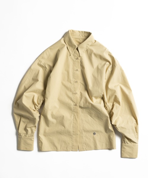 MUHET（ミュエータ）の「back button gather sleeve shirt / バックボタンギャザースリーブシャツ（シャツ/ブラウス・レディース・ライトブルー/イエロー・FREE）」の15枚目の写真